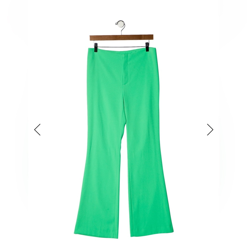 Alice + Olivia Wide Leg Pants | Leon Green , size 6 , excellent condition